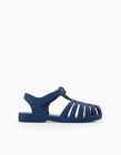 Rubber Sandals for Baby Boy 'Jellyfish', Dark Blue