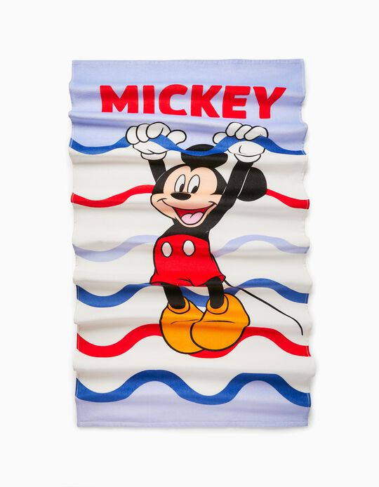Serviette de Plage en Coton pour Enfant 'Mickey', Multicolore