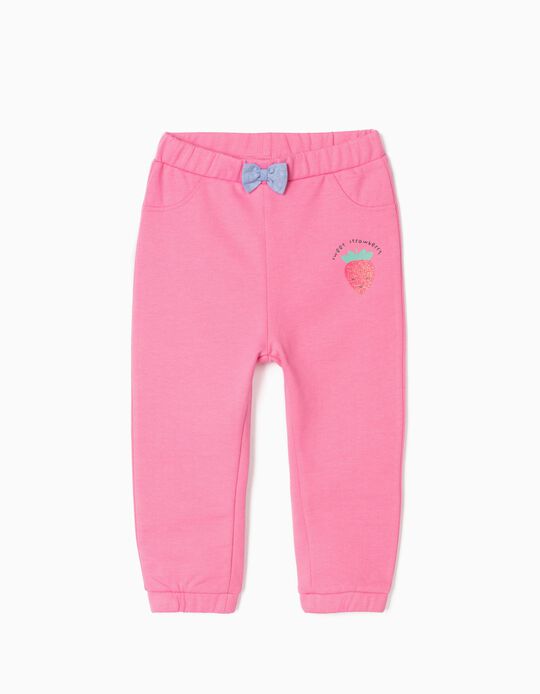 Joggers for Baby Girls 'Strawberry', Pink
