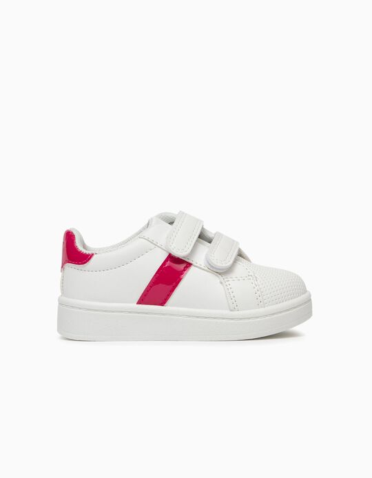Trainers for Baby Girls, White/Pink