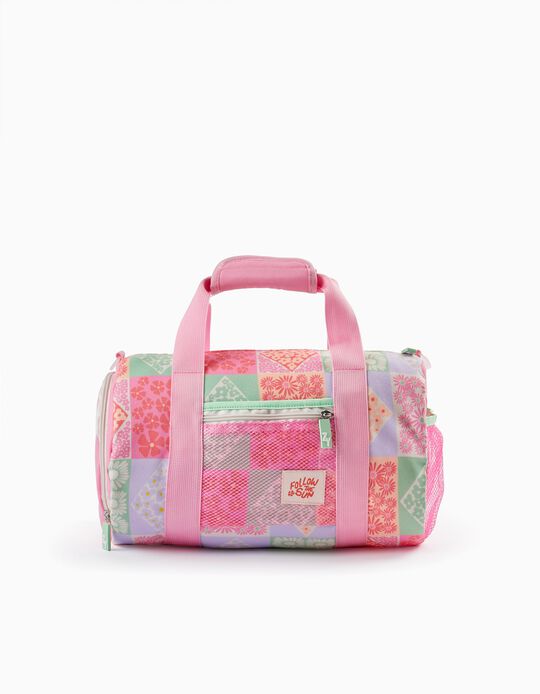 Sports Bag for Girls 'Follow the Sun', Pink/Green