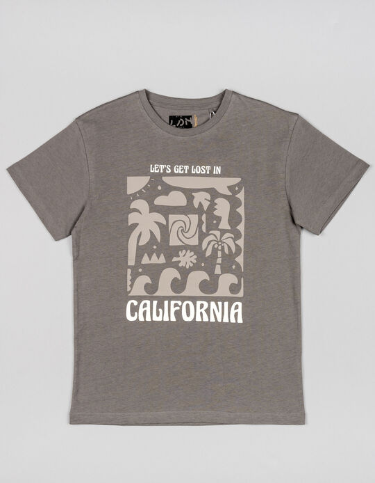 Comprar Online T-shirt para Menino 'California', Cinza
