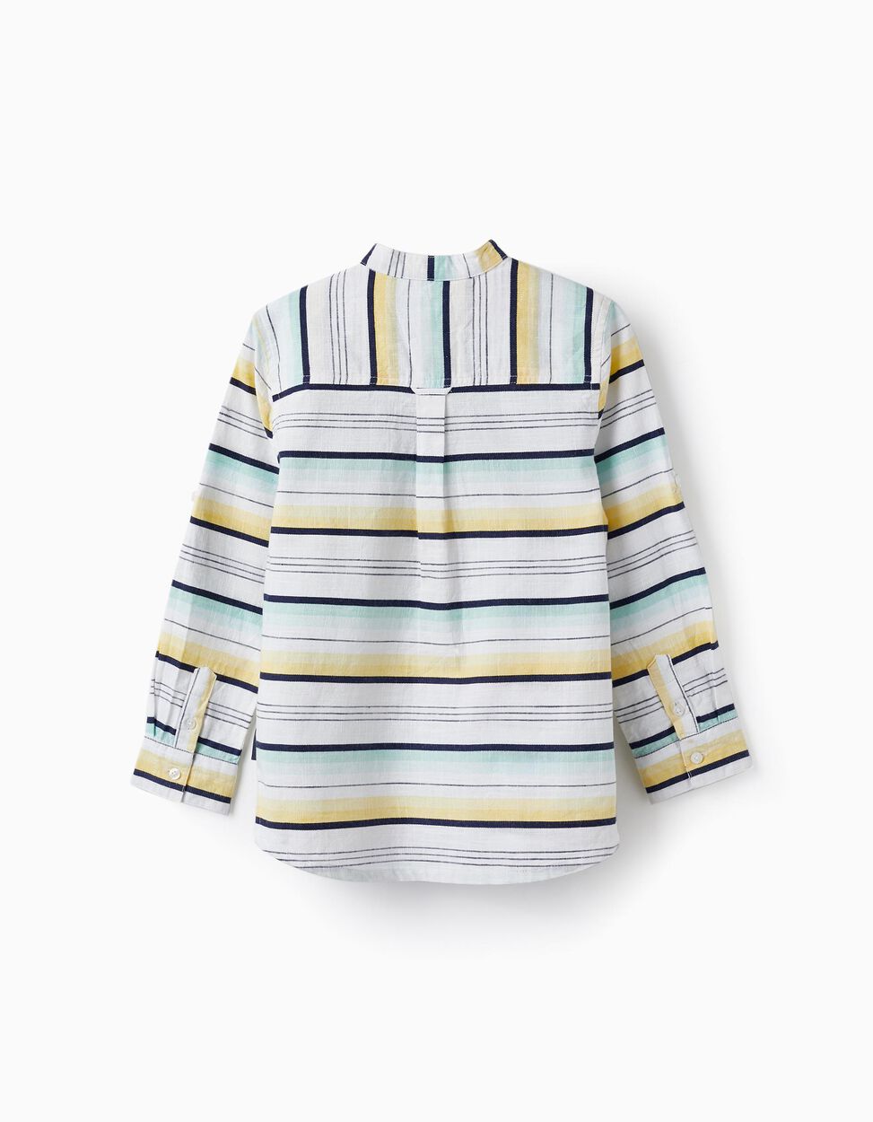 Comprar Online Camisa de Algodão às Riscas para Menino, Multicolor