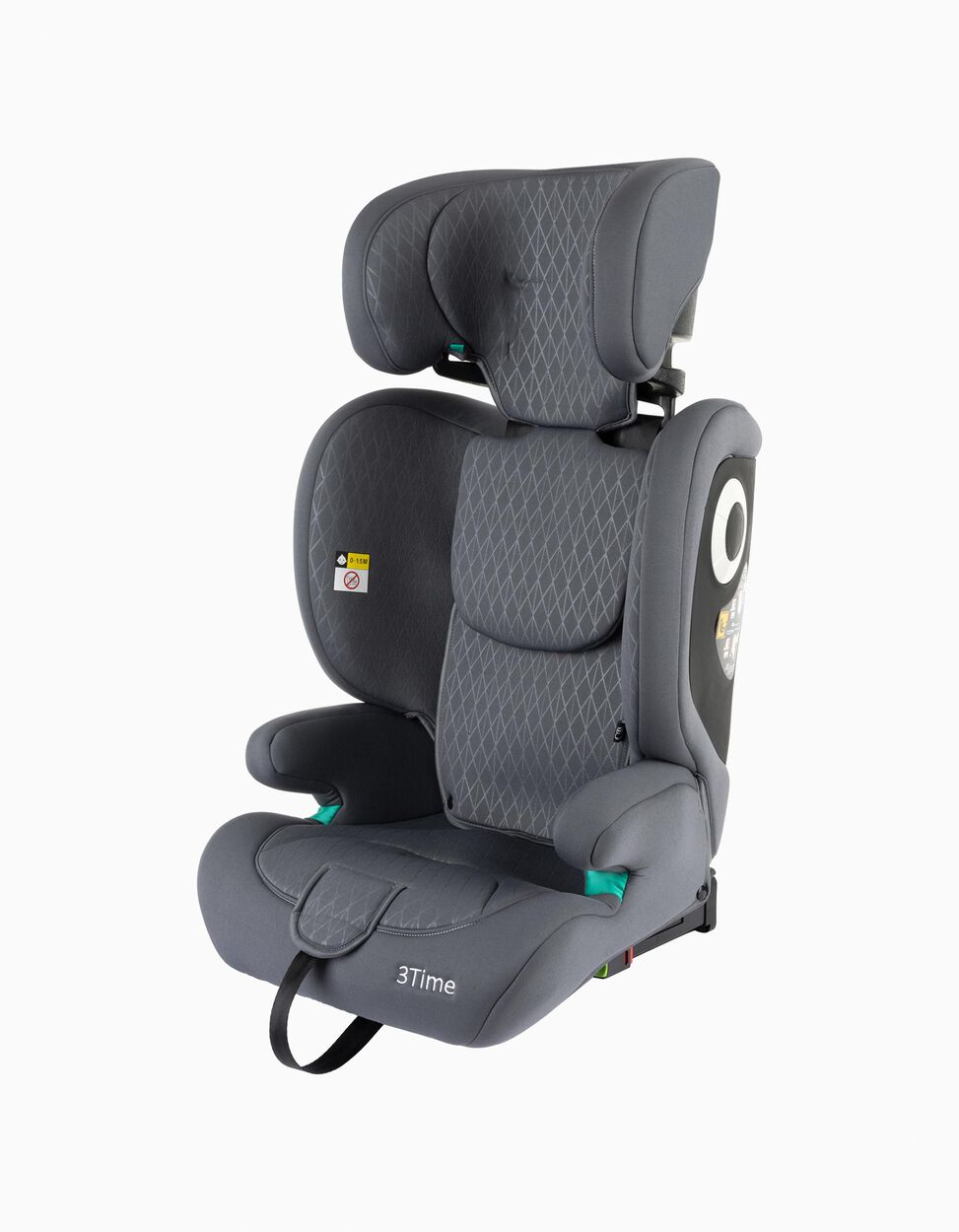 Car Seat I-Size Kinderland 3Time, Black/Grey