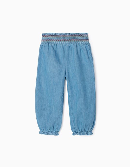 Baggy Jeans For Baby Girls, Blue