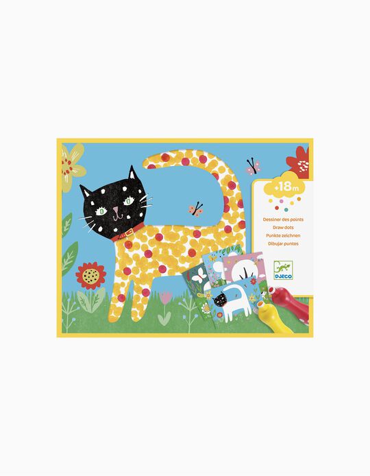 Painting Set With Dots Djeco 18M+