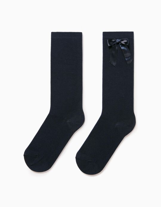 Knee-High Socks, Blue