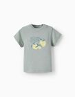 T-Shirt de Manga Curta para Bebé Menino 'Sicilian Lemons', Verde