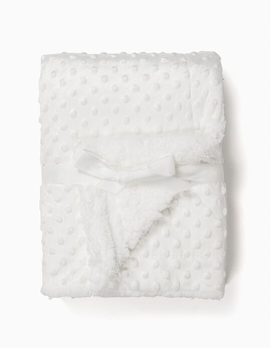 Polar Blanket 100X75Cm Bubble Zy Baby Cream