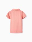 Buy Online Buttonless Cotton Polo for Baby Boys 'B&S', Coral