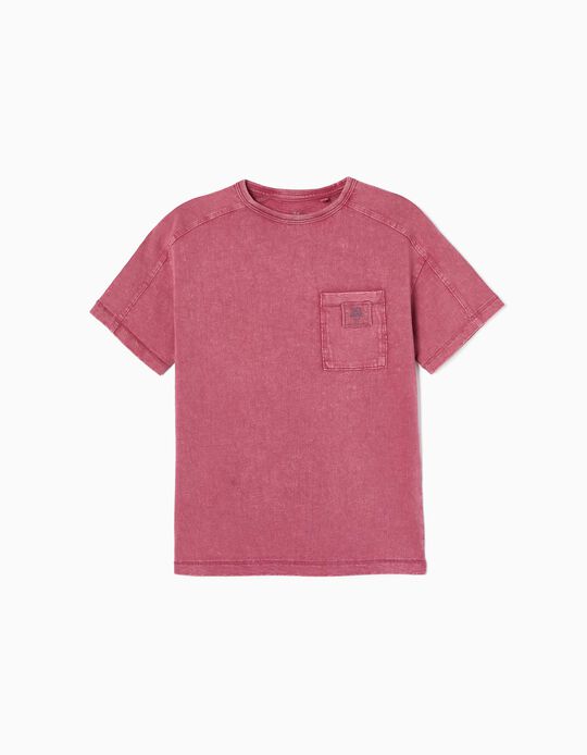 Cotton T-shirt for Boys 'India', Pink