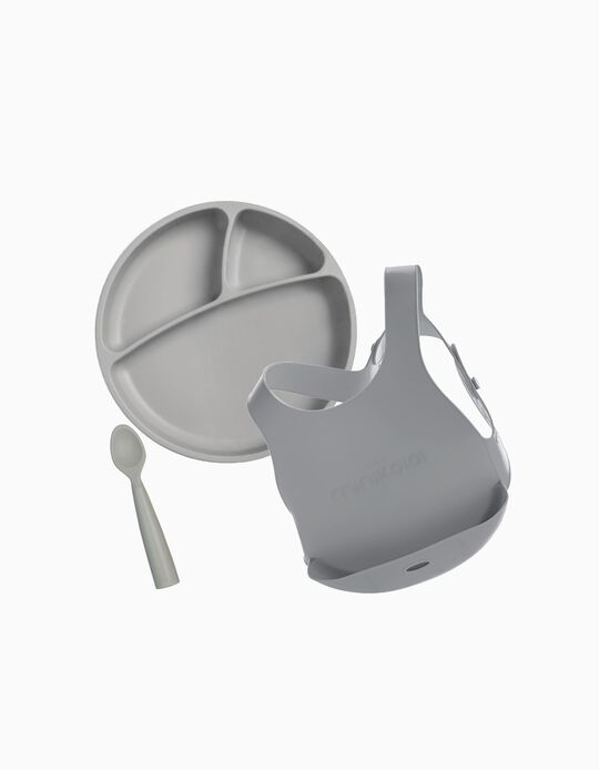 Mealtime Set by Minikoioi, Grey