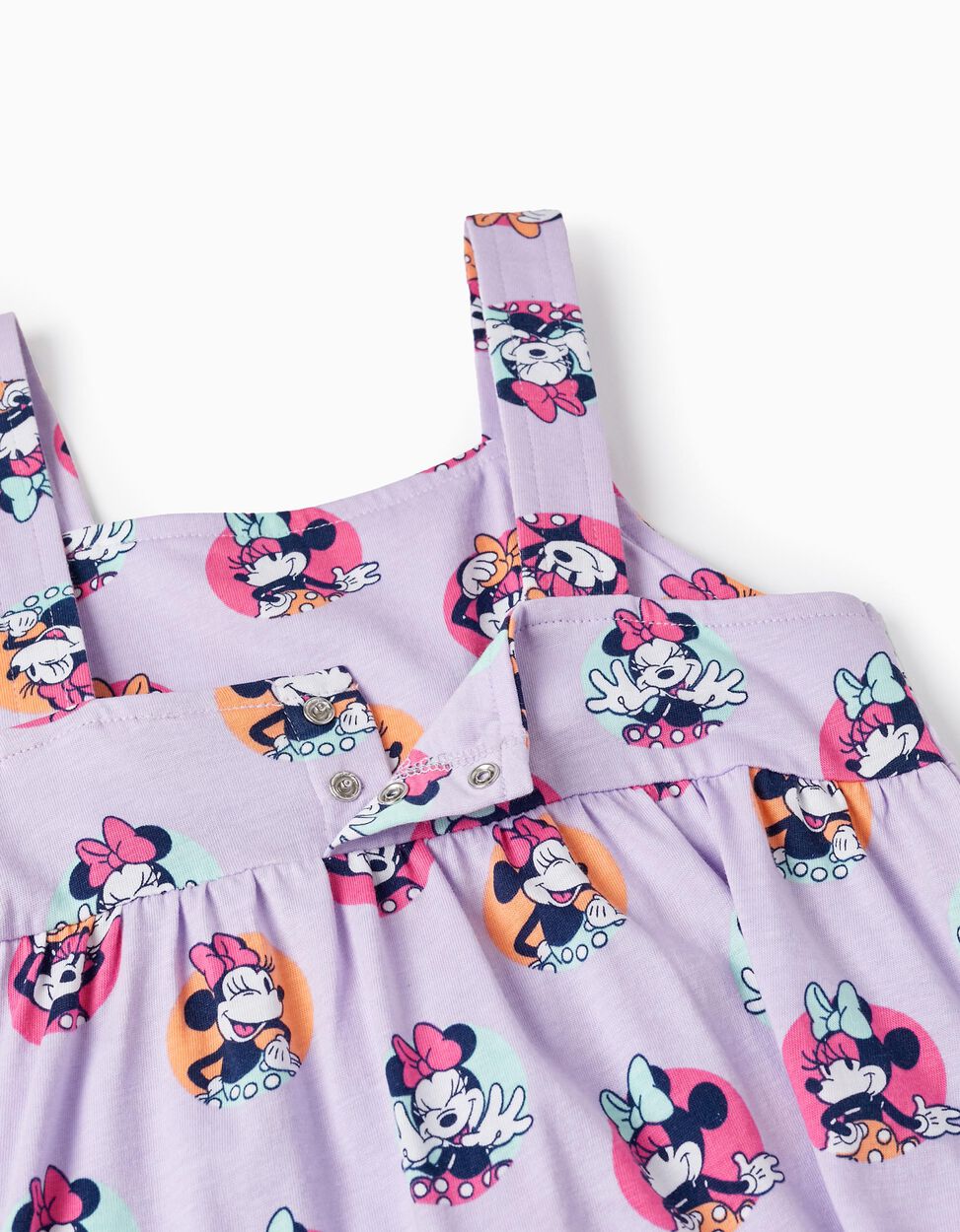 Comprar Online Vestido de Algodão para Menina 'Minnie Mouse', Roxo