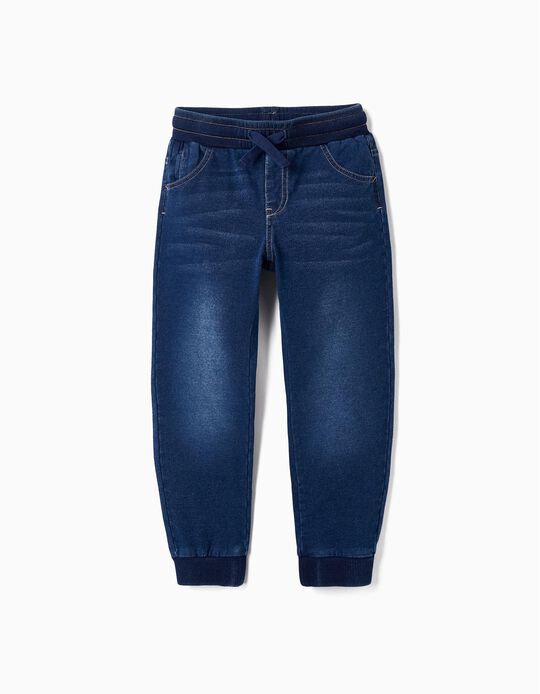 Sporty Jeans for Boys, Dark Blue