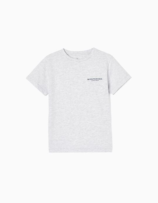Cotton T-shirt for Boys 'Montezuma', Grey
