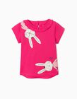 T-shirt for Baby Girls, 'Cou Cou', Pink