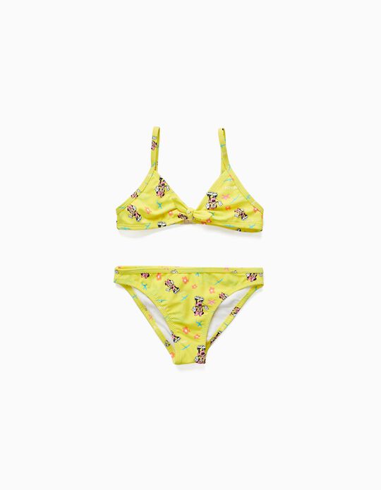 Bikini UPF 80 for Girls 'Minnie', Yellow
