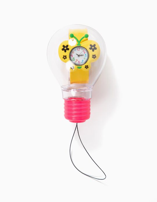 Comprar Online Relógio para Menina 'Butterfly', Amarelo
