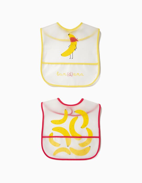 Pack of 2 Waterproof Bib with Pocket by Zy Baby