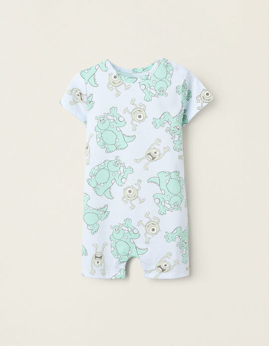 Comprar Online Pijama-Macacão de Algodão para Bebé Menino 'Monsters', Azul/Verde