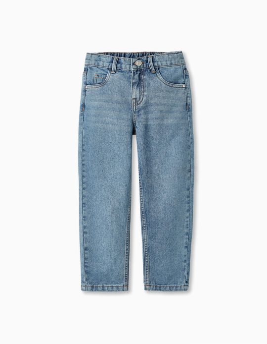 Pantalon en jean en coton pour garçon 'Baggy', Bleu