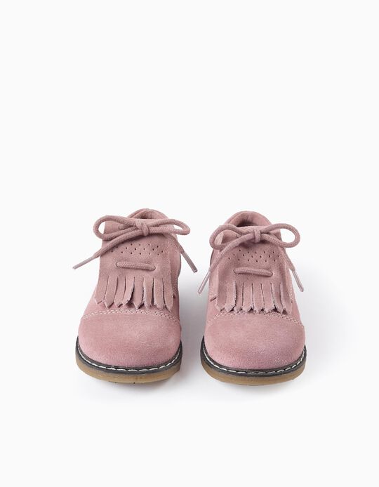 Comprar Online Zapatos de Ante para Bebé Niña, Rosa