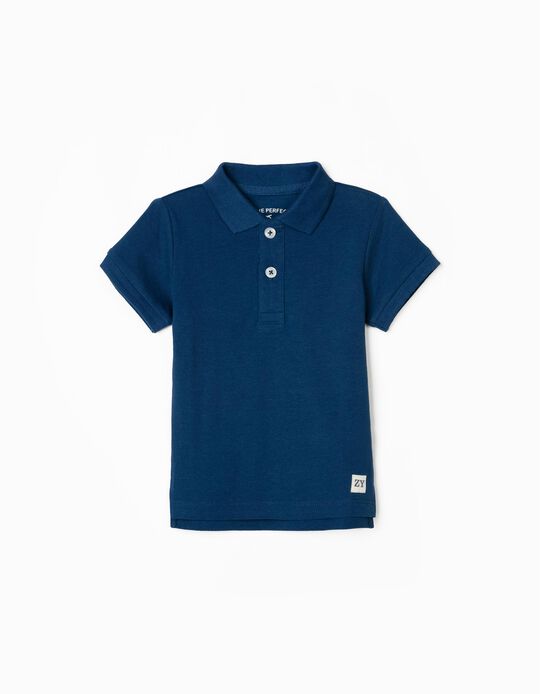 Polo Shirt for Baby Boys, Blue