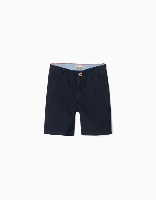 Textured Shorts for Boys 'B&S', Dark Blue