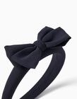 Comprar Online Bandolete de Tecido com Laço para Menina, Azul Escuro