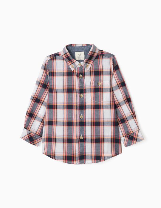 Plaid Shirt for Baby Boys, Multicoloured