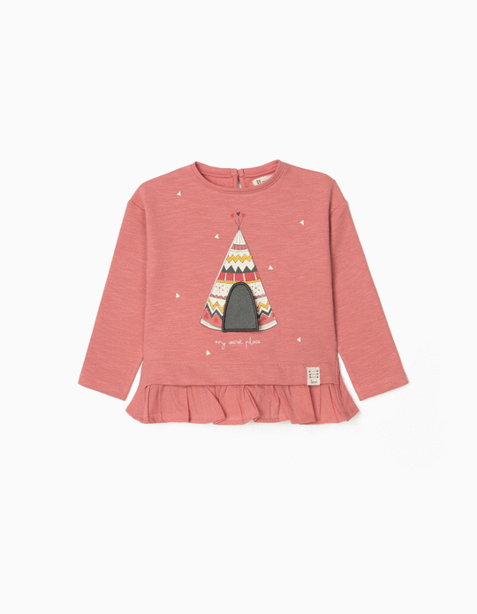 Sweatshirt for Baby girls 'Secret Place', Pink