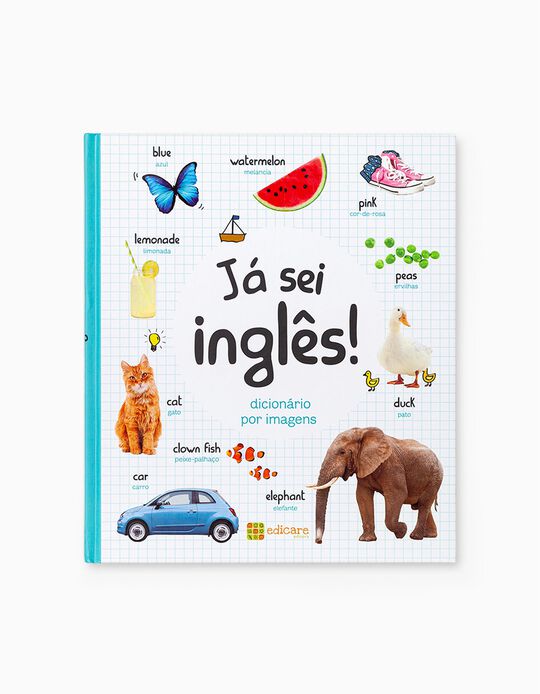 Livro Já Sei Inglês! Dicionário Por Imagens Edicare 4A+
