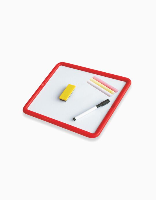 Magnetic Board, Eraser, Pen and Chalk Set Miniland 3A+
