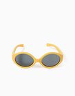 Óculos de Sol Flexíveis com Proteção UV para Bebé, Amarelo