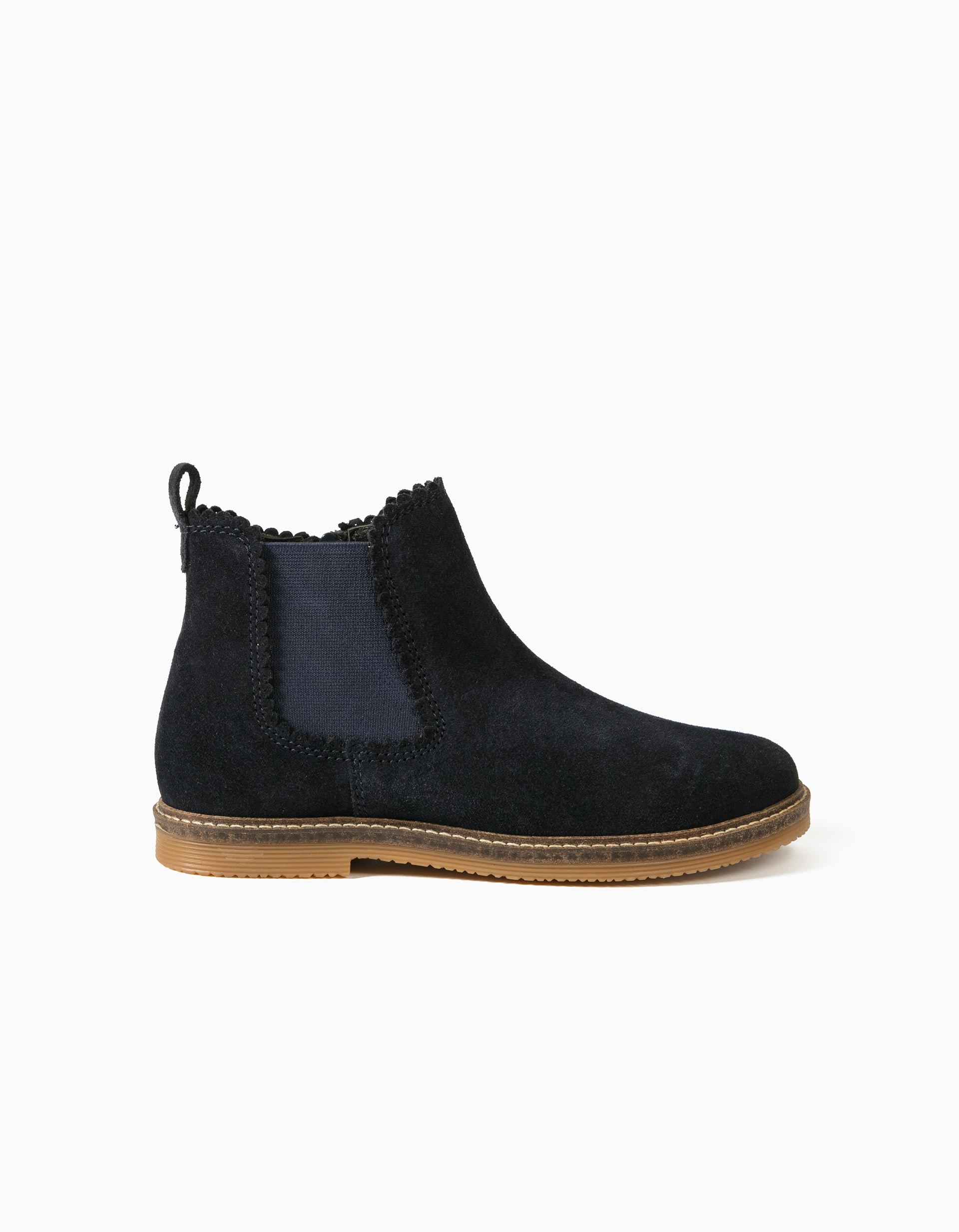 Suede Boots for Girls, Dark Blue | Zippy Online