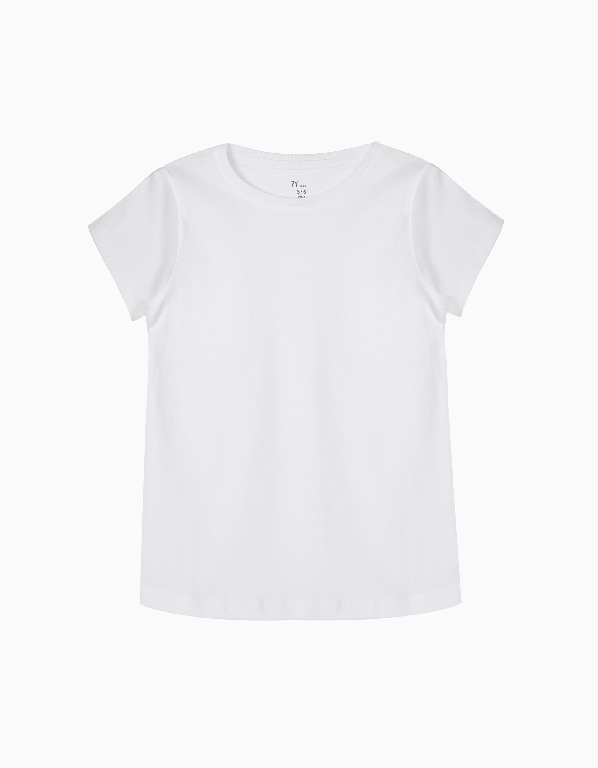 Camiseta Para Niña Blanca Zippy Online