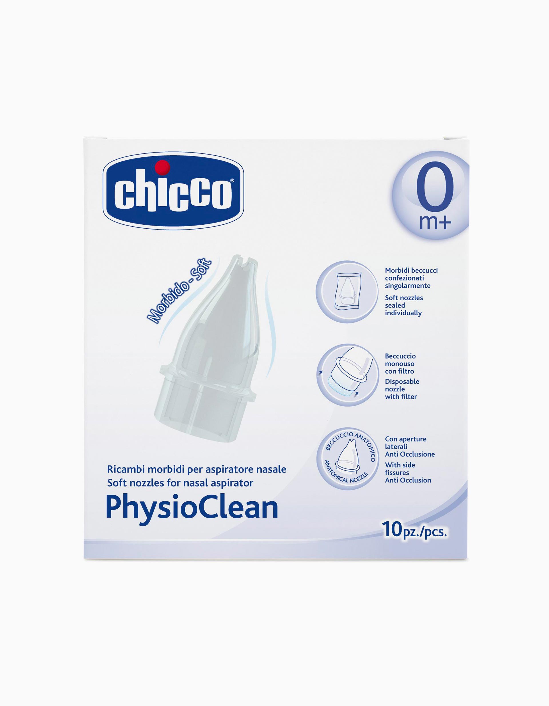 Physioclean Nasal Aspirator Nozzles, by Chicco